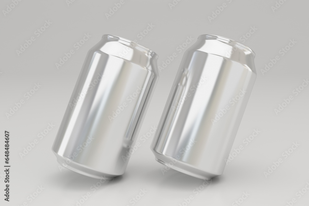 Soda Beverage Tin Can Packaging Mockup Soda Beverage Tin Can Packaging Mockup