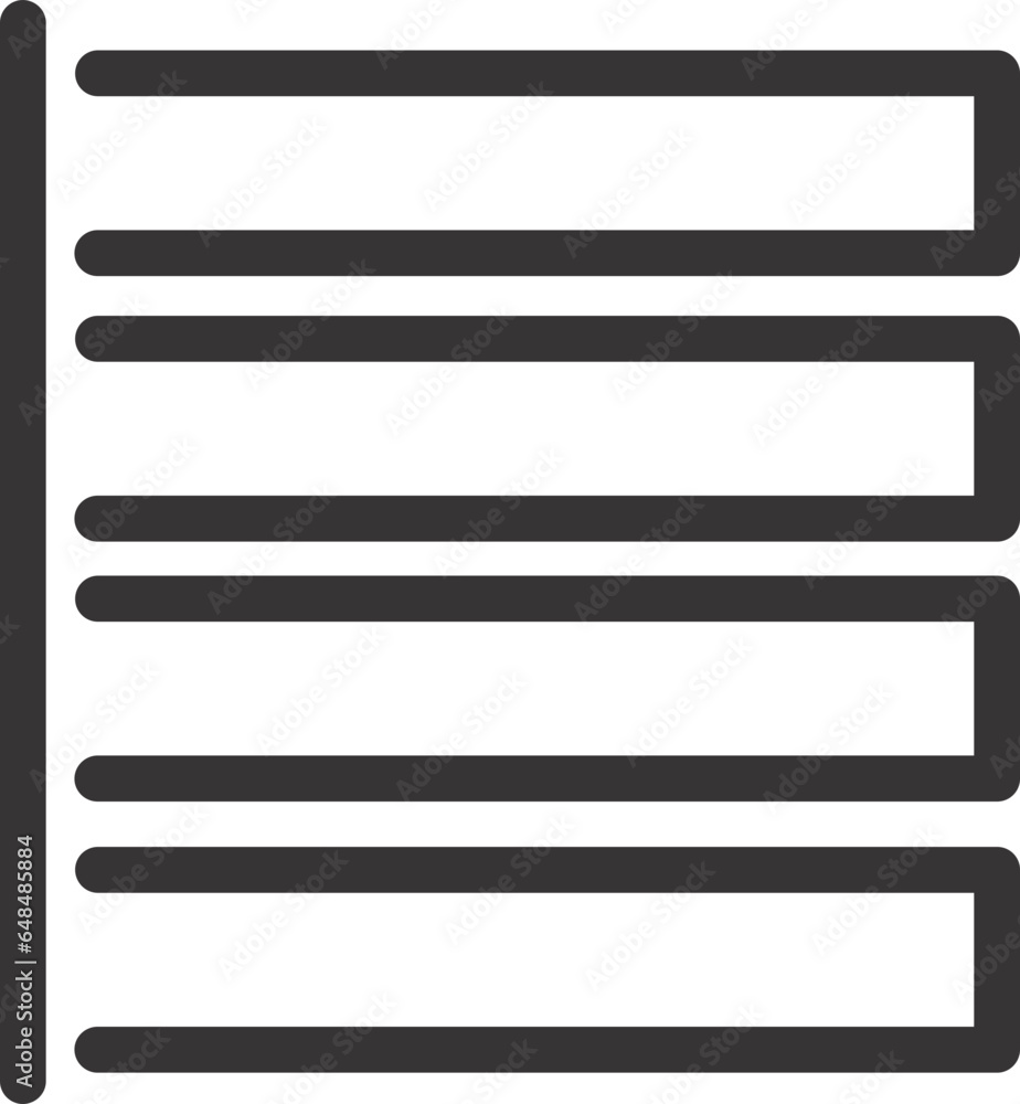 Drawer icons with deferent design and outlie vector Drawer icons with deferent design and outlie vector