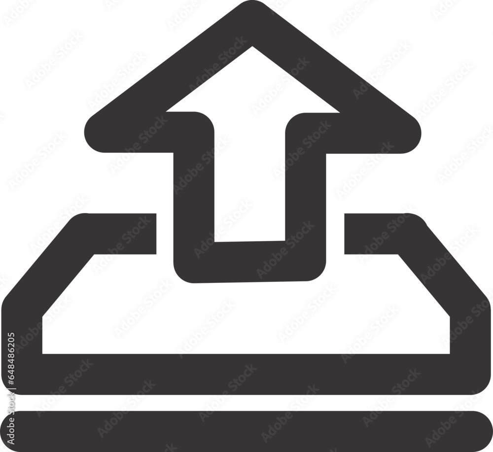 upload download icon outline design vector transparent upload download icon outline design vector transparent