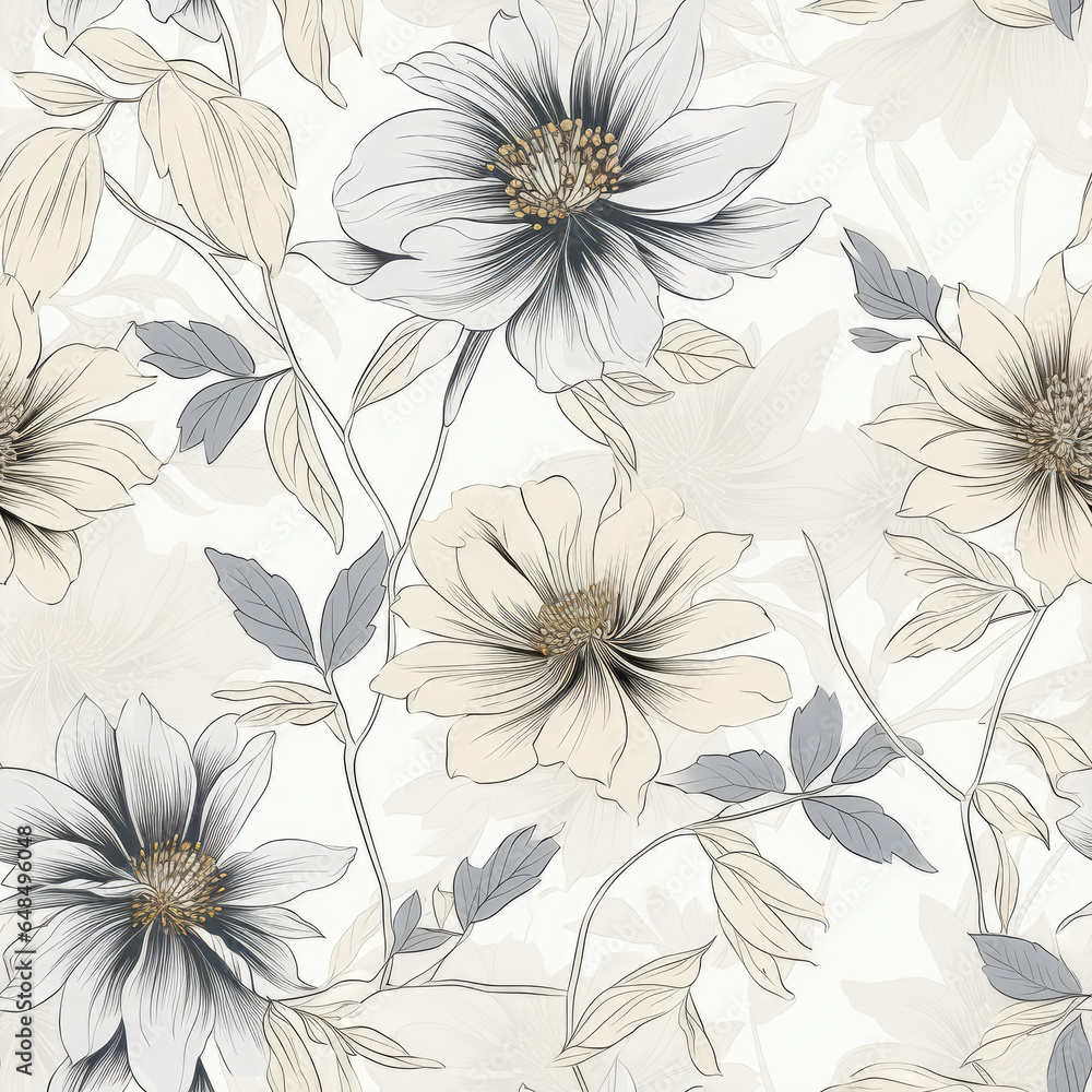 custom made wallpaper toronto digitalseamless floral background