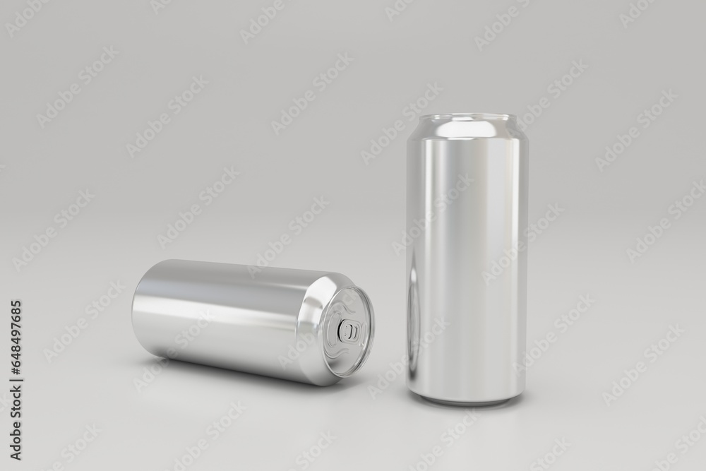 Soda Beverage Tin Can Packaging Mockup Soda Beverage Tin Can Packaging Mockup
