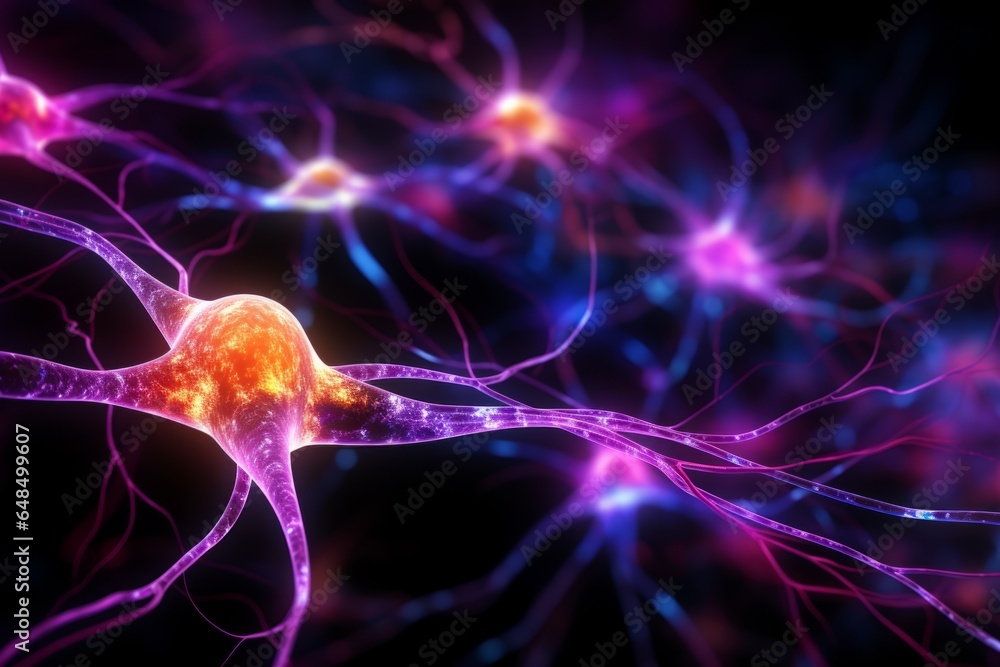 Neuron cells neural network under microscope neuro research science brain signal information transfer human neurology mind mental impulse biology anatomy microbiology intelligence connection system Neuron cells neural network under microscope neuro research science brain signal information transfer human neurology mind mental impulse biology anatomy microbiology intelligence connection system