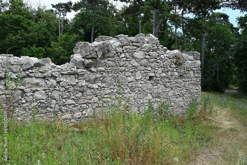 Kapellenruine Pfefferbüchsel, Johanneskapelle, Maria Enzersdorf, Österreich, 13.07.2023 photo