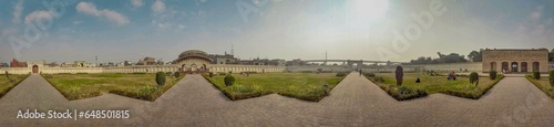 Shalimar Gardens, Lahore, Pakistan - December, 30, 2018: Mughal Gardens built by Shah Jahan, Garden Represents a Persian Paradise, a utopia on earth, built in 1642. © Shahzaib