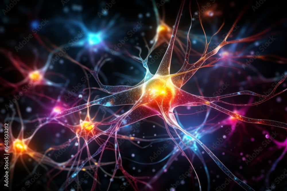 Neuron cells neural network under microscope neuro research science brain signal information transfer human neurology mind mental impulse biology anatomy microbiology intelligence connection system Neuron cells neural network under microscope neuro research science brain signal information transfer human neurology mind mental impulse biology anatomy microbiology intelligence connection system