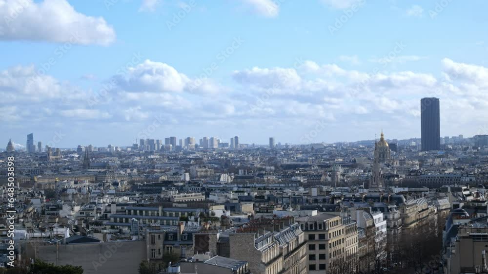 Iconic landmarks dot the horizon, Paris in all its glory.
Iconic landmarks dot the horizon, Paris in all its glory.
