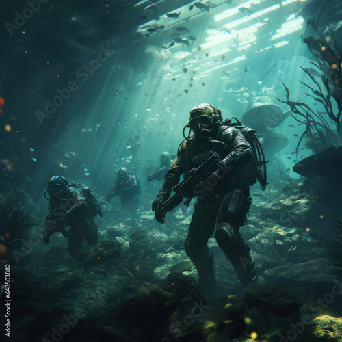 Submerged Battles: Iconic Underwater Warfare Photography