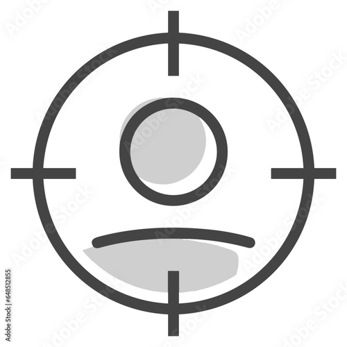 Business target success icon symbol vector image. Illustration of the arrow focus goal strategy design image