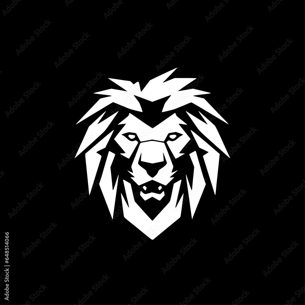 Lion - Minimalist and Flat Logo - Vector illustration Lion - Minimalist and Flat Logo - Vector illustration