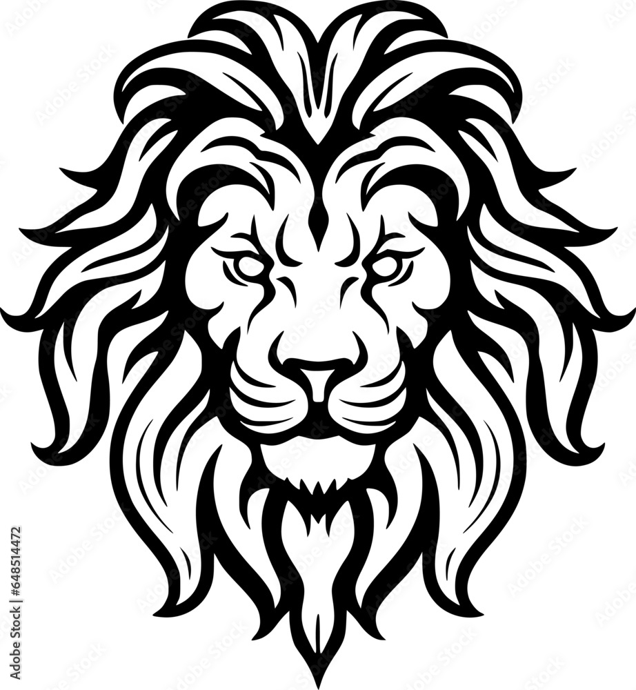 Lion | Minimalist and Simple Silhouette - Vector illustration Lion | Minimalist and Simple Silhouette - Vector illustration