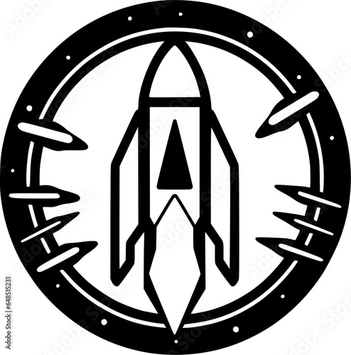 Rocket - High Quality Vector Logo - Vector illustration ideal for T-shirt graphic