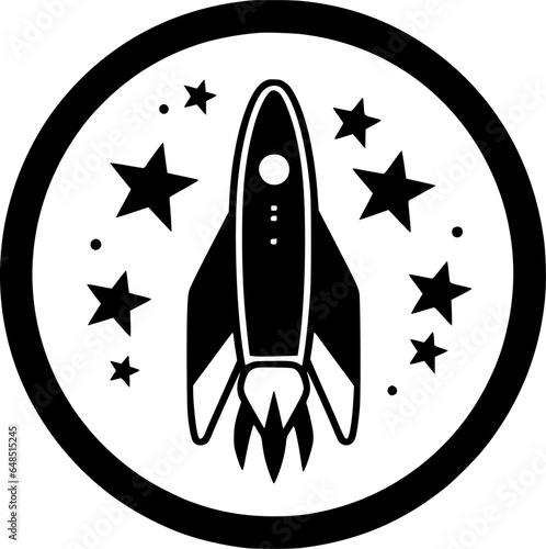 Rocket - High Quality Vector Logo - Vector illustration ideal for T-shirt graphic