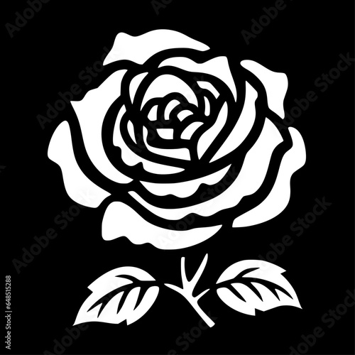 Rose - High Quality Vector Logo - Vector illustration ideal for T-shirt graphic