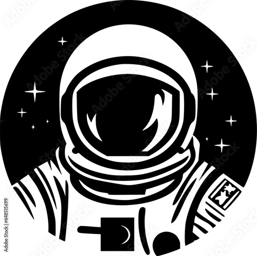 Astronaut - High Quality Vector Logo - Vector illustration ideal for T-shirt graphic