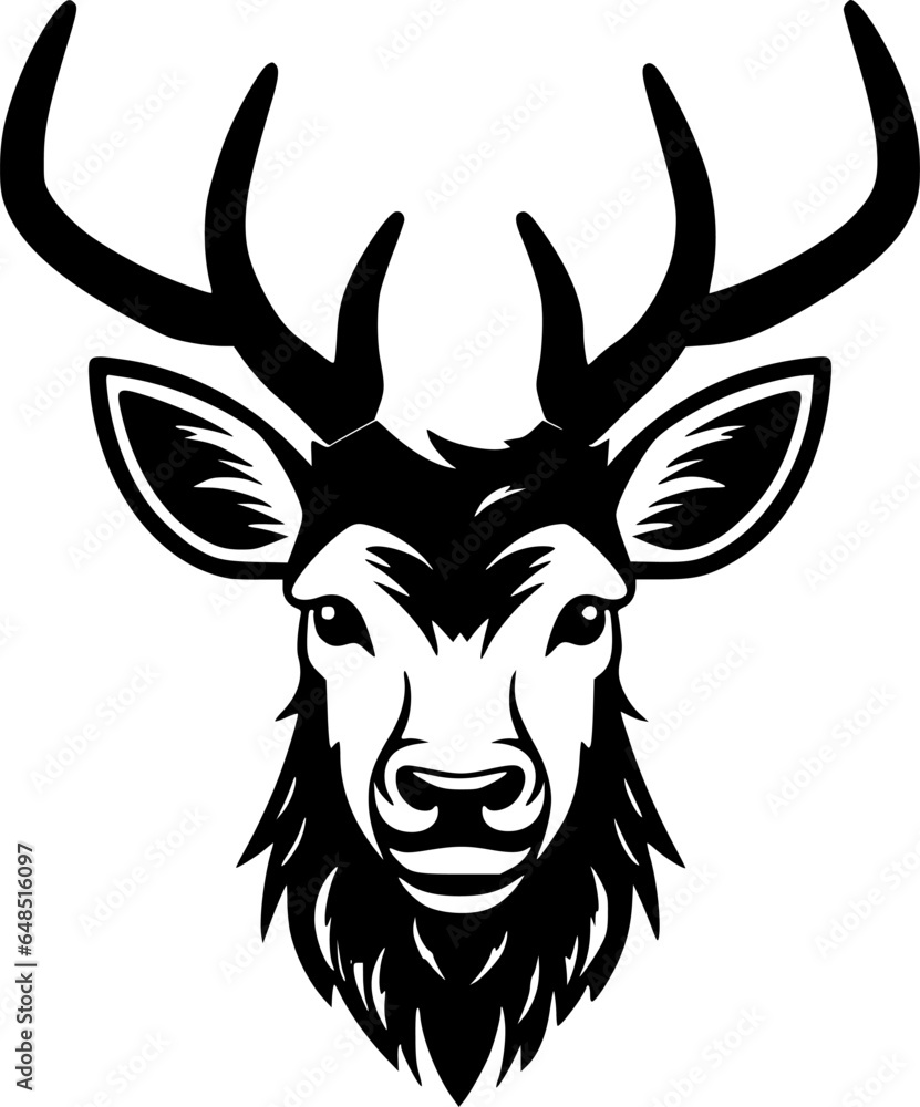 Naklejka premium Dear - Minimalist and Flat Logo - Vector illustration