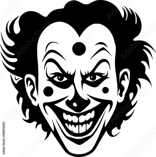 Clown - High Quality Vector Logo - Vector illustration ideal for T-shirt graphic