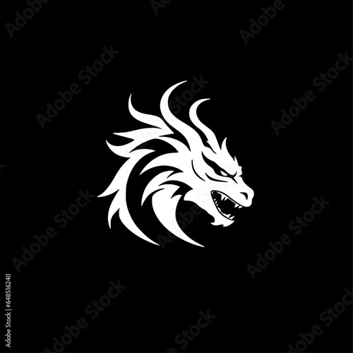 Wallpaper Mural Dragon - High Quality Vector Logo - Vector illustration ideal for T-shirt graphic Torontodigital.ca