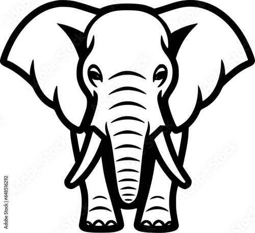 Elephant - High Quality Vector Logo - Vector illustration ideal for T-shirt graphic