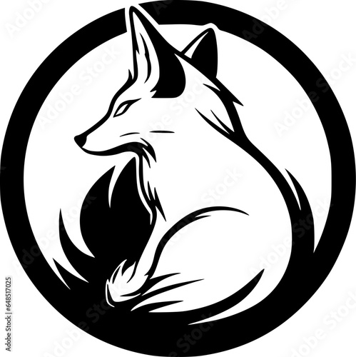 Fox | Minimalist and Simple Silhouette - Vector illustration