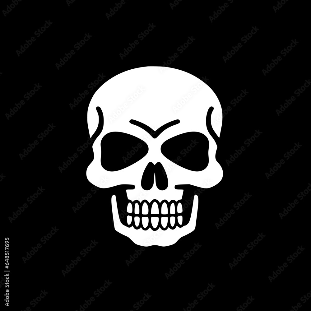 Skull | Minimalist and Simple Silhouette - Vector illustration Skull | Minimalist and Simple Silhouette - Vector illustration