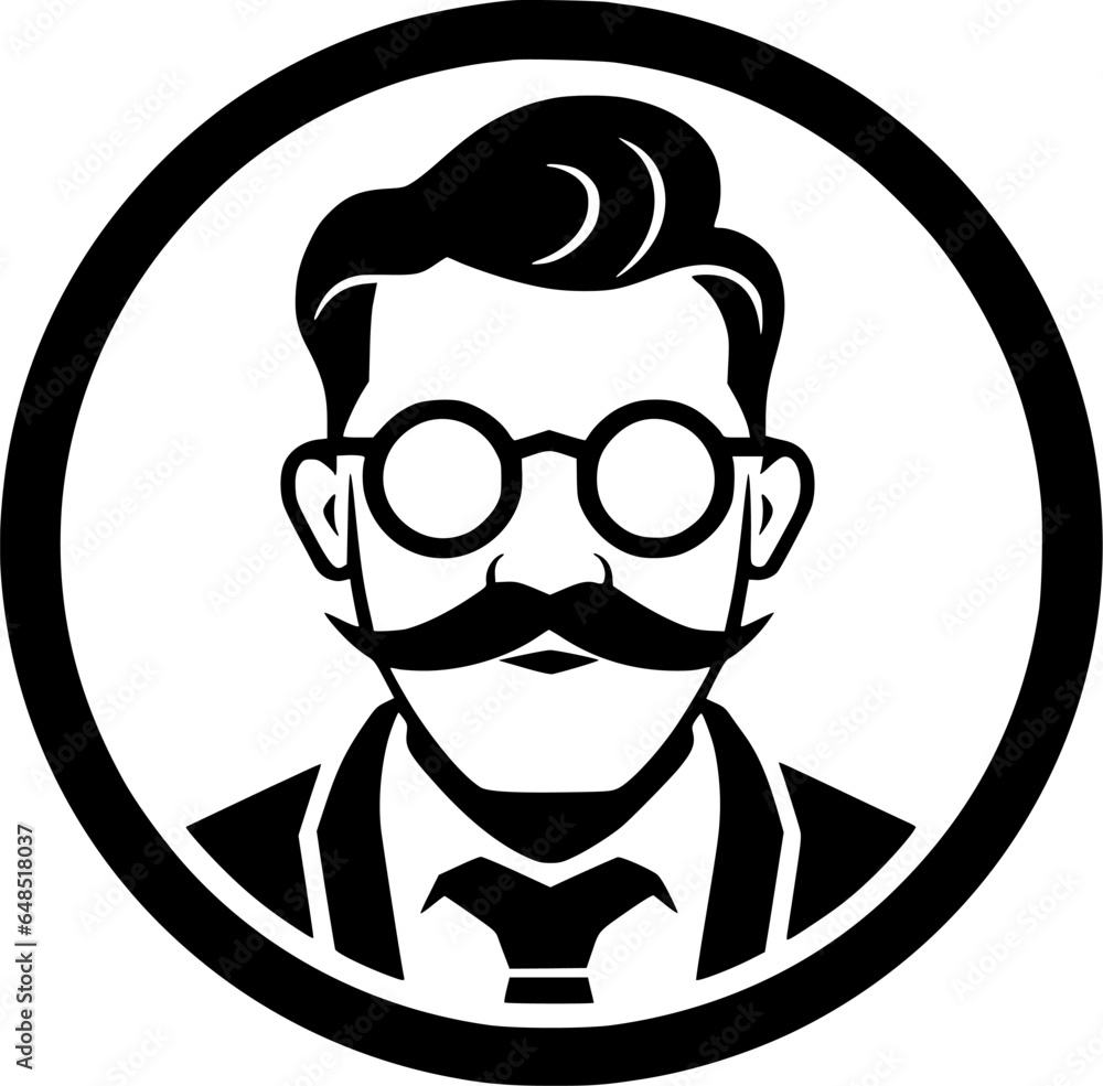 Naklejka premium Teacher - High Quality Vector Logo - Vector illustration ideal for T-shirt graphic
