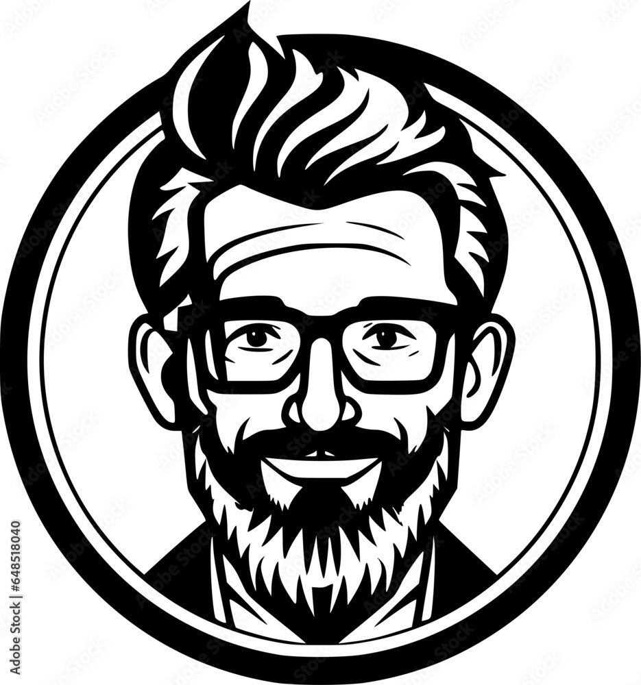 Fototapeta premium Teacher | Minimalist and Simple Silhouette - Vector illustration