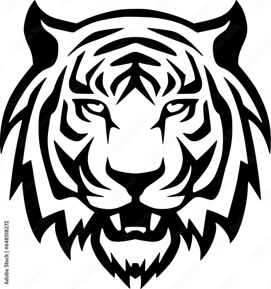 Tiger - Minimalist and Flat Logo - Vector illustration Tiger - Minimalist and Flat Logo - Vector illustration