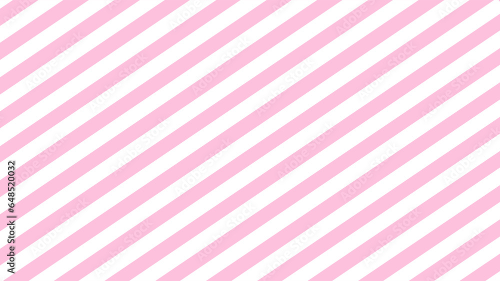 Background in white and pink diagonal stripes Background in white and pink diagonal stripes