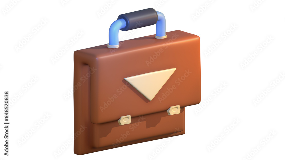 3D Brown Briefcase for business 3 images each images different view made with nomad sculpt 3D Brown Briefcase for business 3 images each images different view made with nomad sculpt
