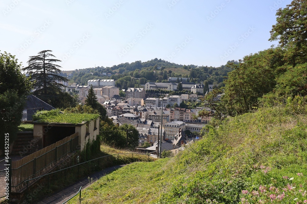 Vue d'ensemble de la ville, ville de Tulle, département de la Corrèze, France Vue d'ensemble de la ville, ville de Tulle, département de la Corrèze, France