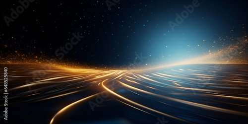 Glowing Moving Lights On The Road Background Image, Glow, Lights, Path Background Image And Wallpaper