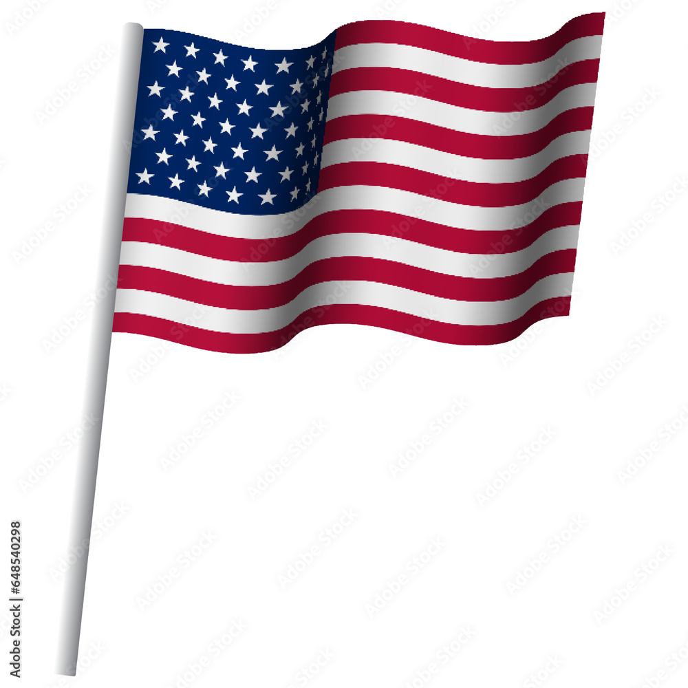 Fototapeta premium USA Flag Image, USA Flag Image 