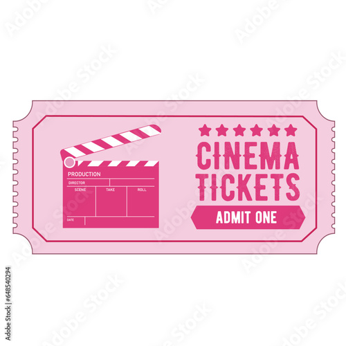 tikets cinema admit one