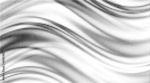 Wallpaper Mural Monochrome gradient halftone dots background. Vector illustration. Big wave Torontodigital.ca