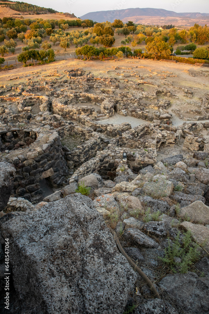 Nuraghe Su Nuraxi, comune di Barumini, provincia del Sud Sardegna