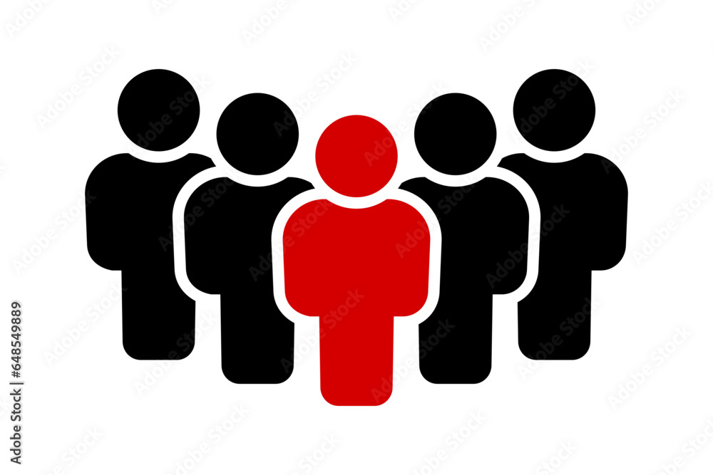 Symbol, ikona ludzi. Plik wektorowy. Symbol, ikona ludzi. Plik wektorowy.