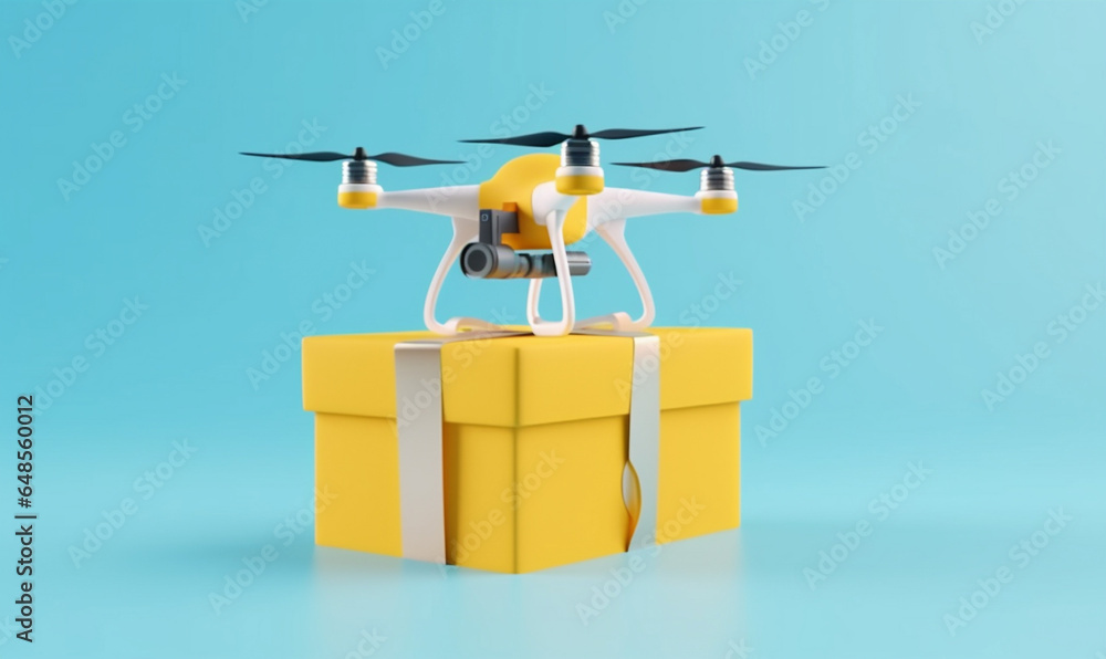 air helicopter fast aircraft fly technology cargo blue drone delivery. Generative AI. air helicopter fast aircraft fly technology cargo blue drone delivery. Generative AI.
