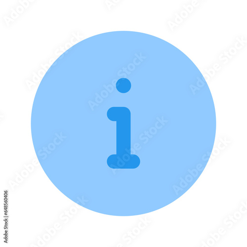info flat icon