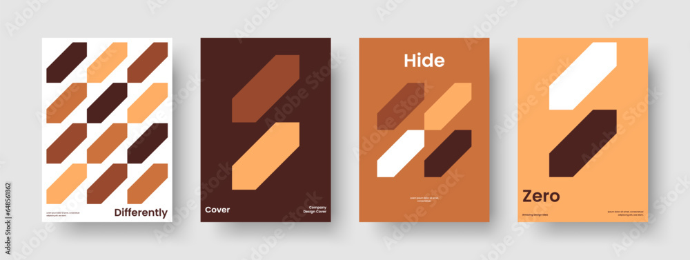 Geometric Flyer Template. Abstract Brochure Design. Isolated Background Layout. Poster. Business Presentation. Banner. Report. Book Cover. Pamphlet. Magazine. Newsletter. Brand Identity. Advertising