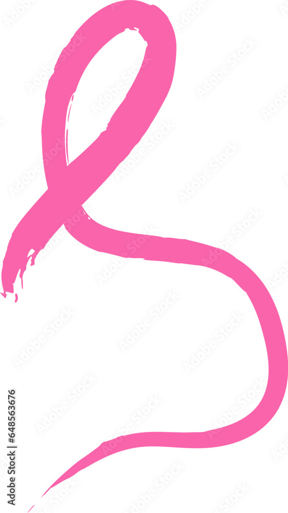 Pink breast cancer awareness ribbon Pink breast cancer awareness ribbon