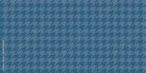 シームレスパターン素材：藍色の日本の伝統的な模様“千鳥格子”