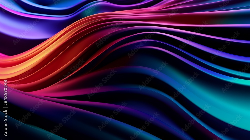 A vibrant abstract background with flowing, colorful wavy lines A vibrant abstract background with flowing, colorful wavy lines