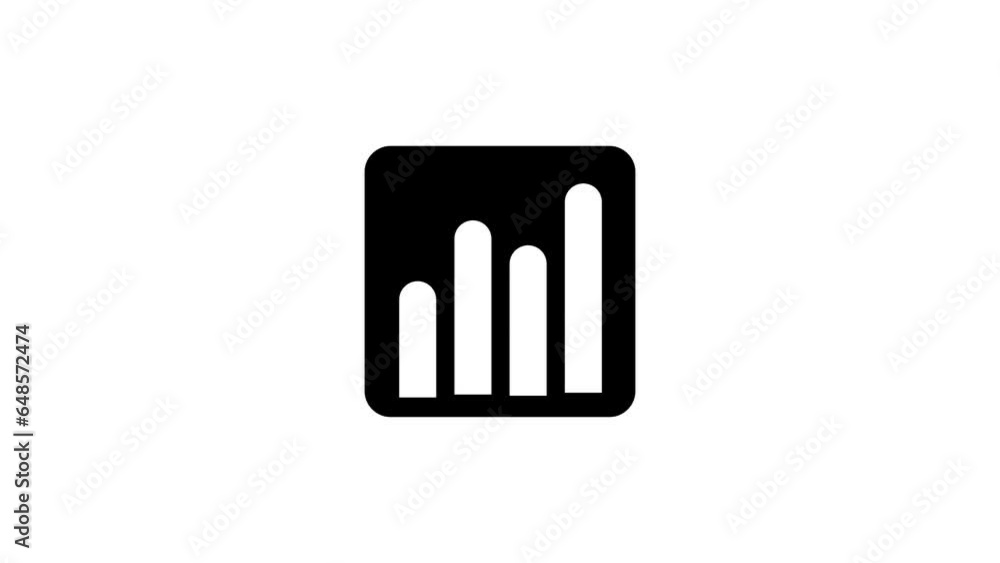 Simple business chart loss and profit concept animation background. k1_1122 Simple business chart loss and profit concept animation background. k1_1122