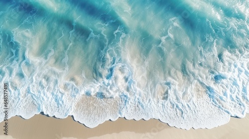 Rippling water waves approaching the beach