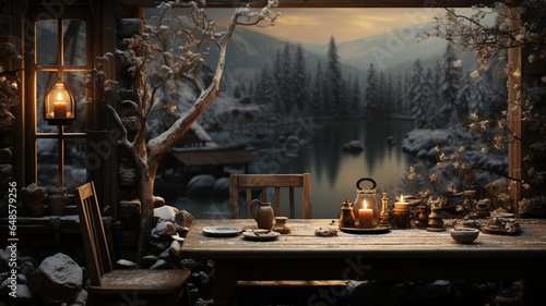 winter cozy interior. cozy home decor. cozy house interior