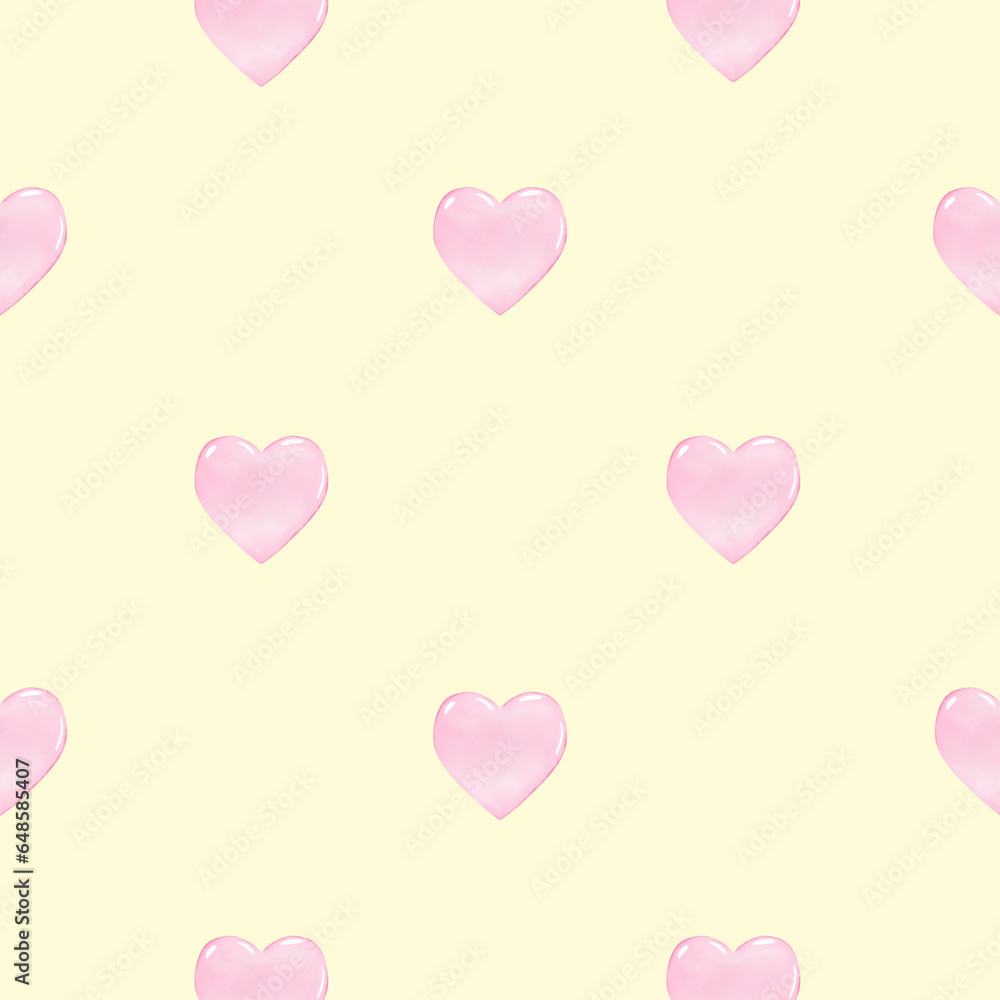 pattern with hearts	

