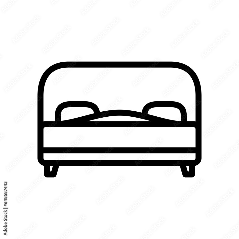bed icon vector logo in flat and trendy style bed icon vector logo in flat and trendy style