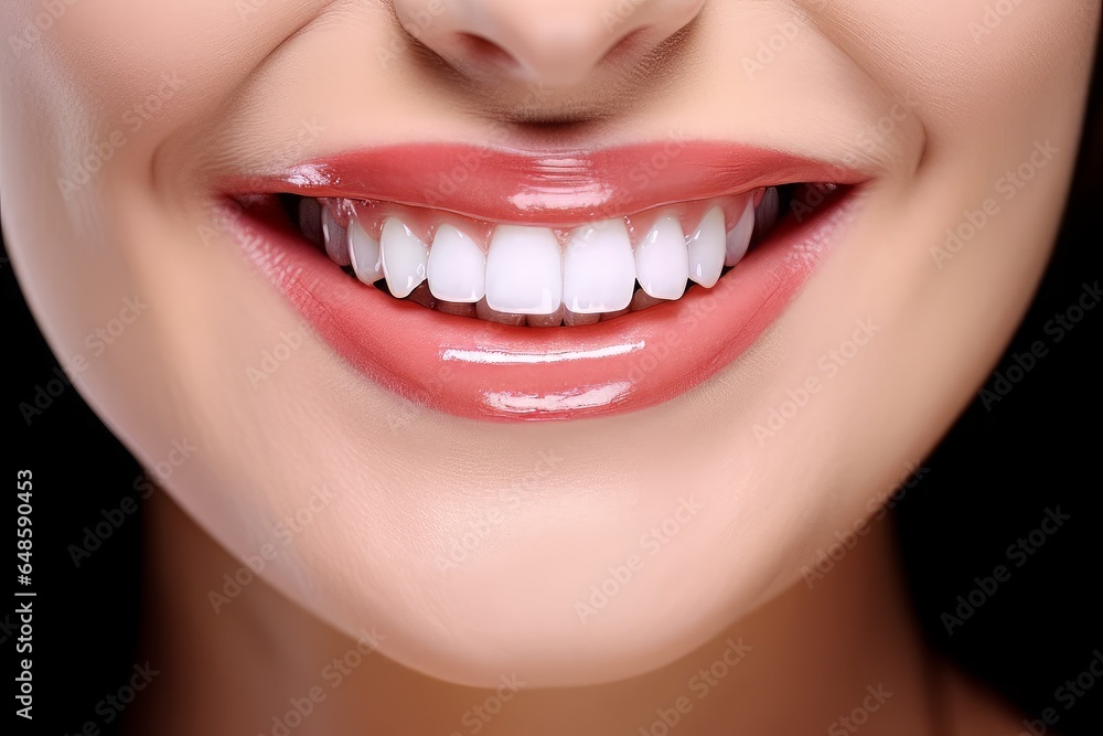 Beautiful woman smile. dental health background Beautiful woman smile. dental health background