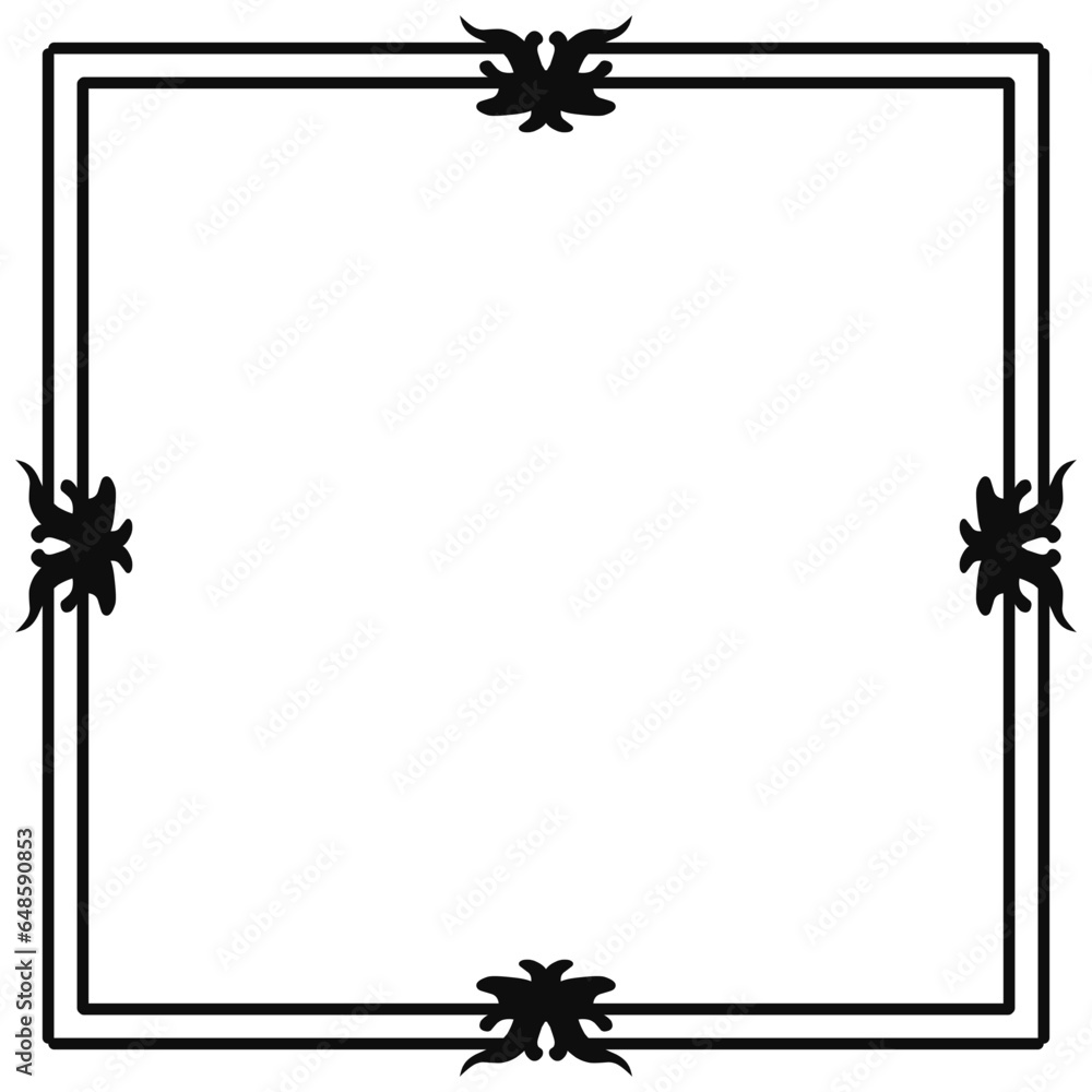 Obraz premium ornate victorian frame