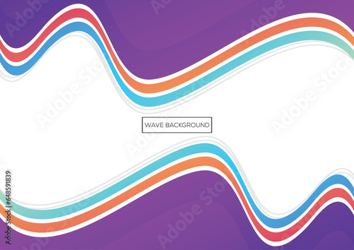 abstract modern wave background gradient design